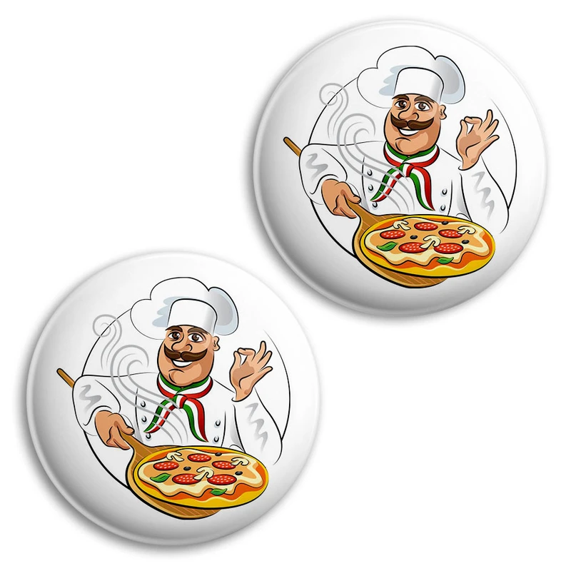 مگنت پرمانه طرح پیتزا کد pmag2.34860 مجموعه 2 عددی