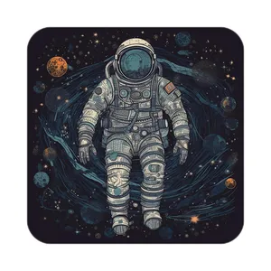 زیر لیوانی کاکتی طرح فضانورد مدل mp46419