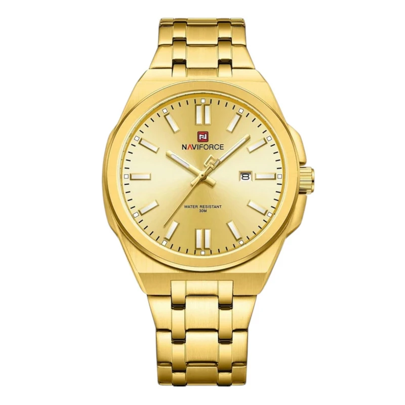 ساعت مچی عقربه‌ای مردانه کوارتز نیوی فورس مدل تقویمدار NF9226