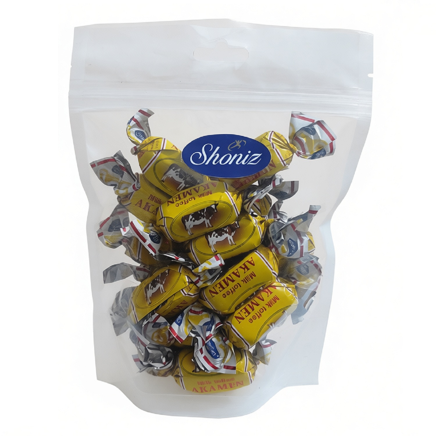 تافی شیری با روکش کاکائو آکامن شونیز - 500 گرم