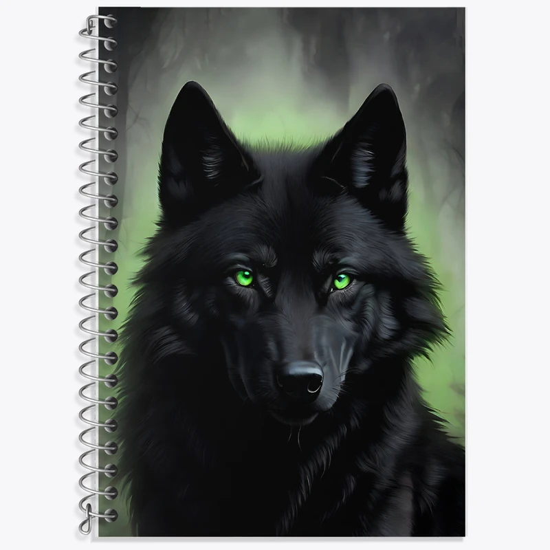 دفتر نت موسیقی 50 برگ خندالو طرح گرگ کد F5312