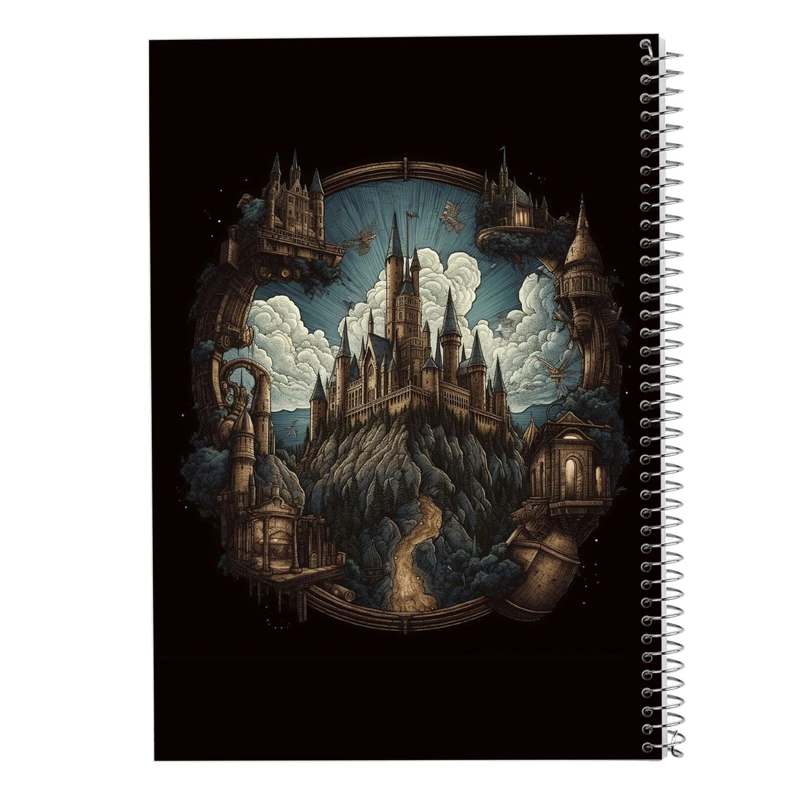 دفتر مشق 100 برگ مدوپد مدل هری پاتر harrypotter کد DF10205