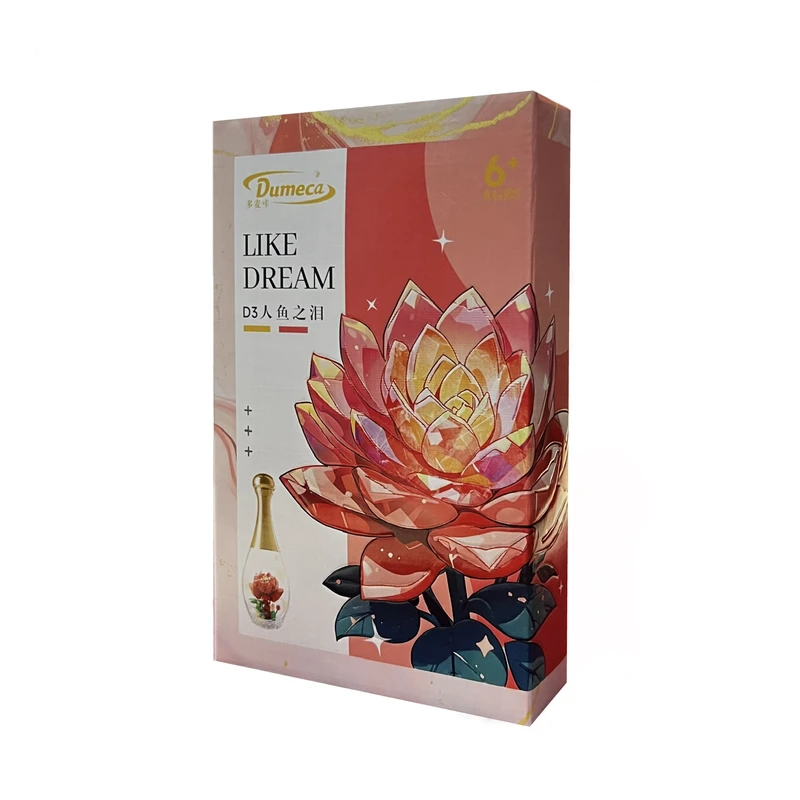 ساختنی 99 تکه دومیکا مدل گل طرح بطری چراغدار