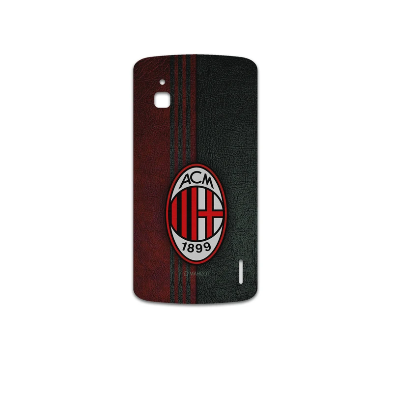 برچسب پوششی ماهوت مدل AC-Milan-FC مناسب برای گوشی موبایل گوگل Nexus 4 E