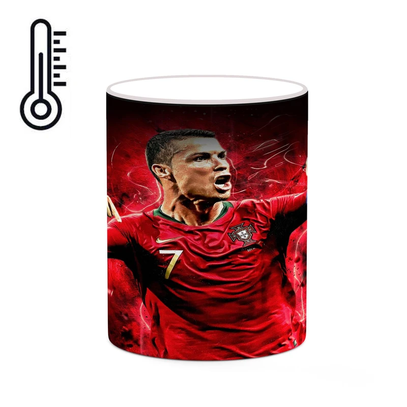 ماگ حرارتی کاکتی طرح Ronaldo رونالدو مدل mgh42957