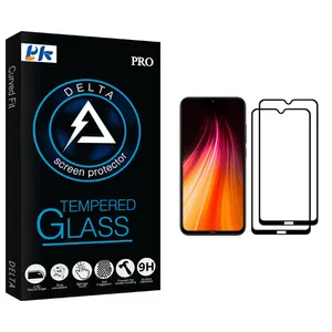 PK Delta Glass Screen Protector For Xiaomi Redmi Note 8 Pack Of 2