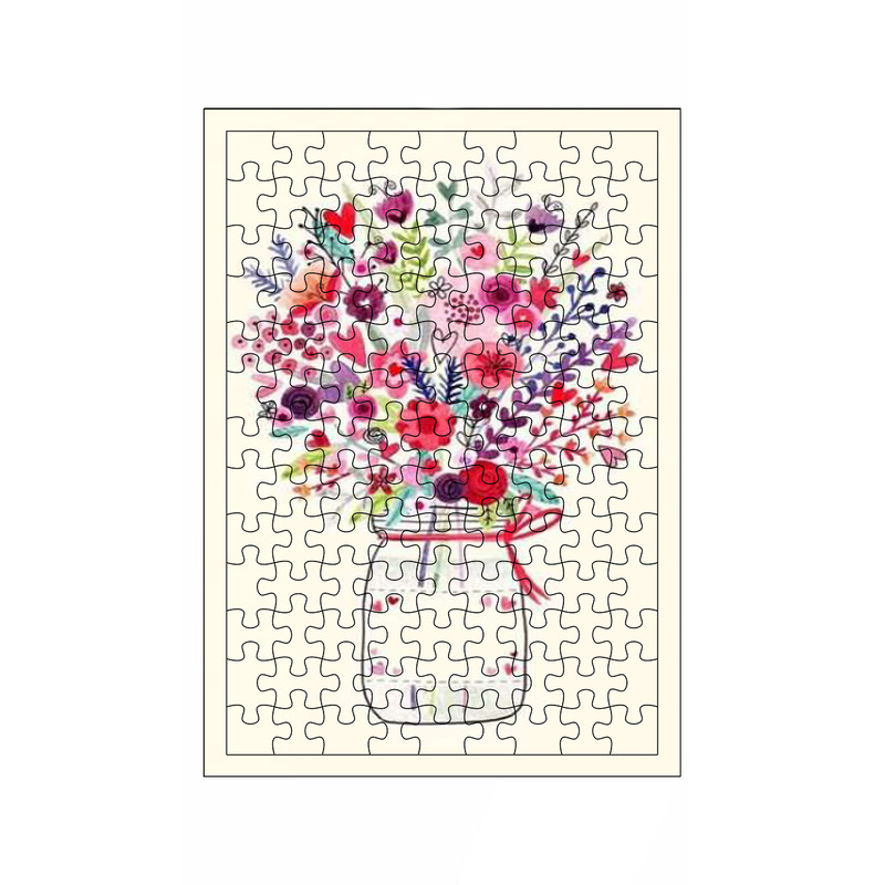 پازل 117 تکه مدل گل کد 905