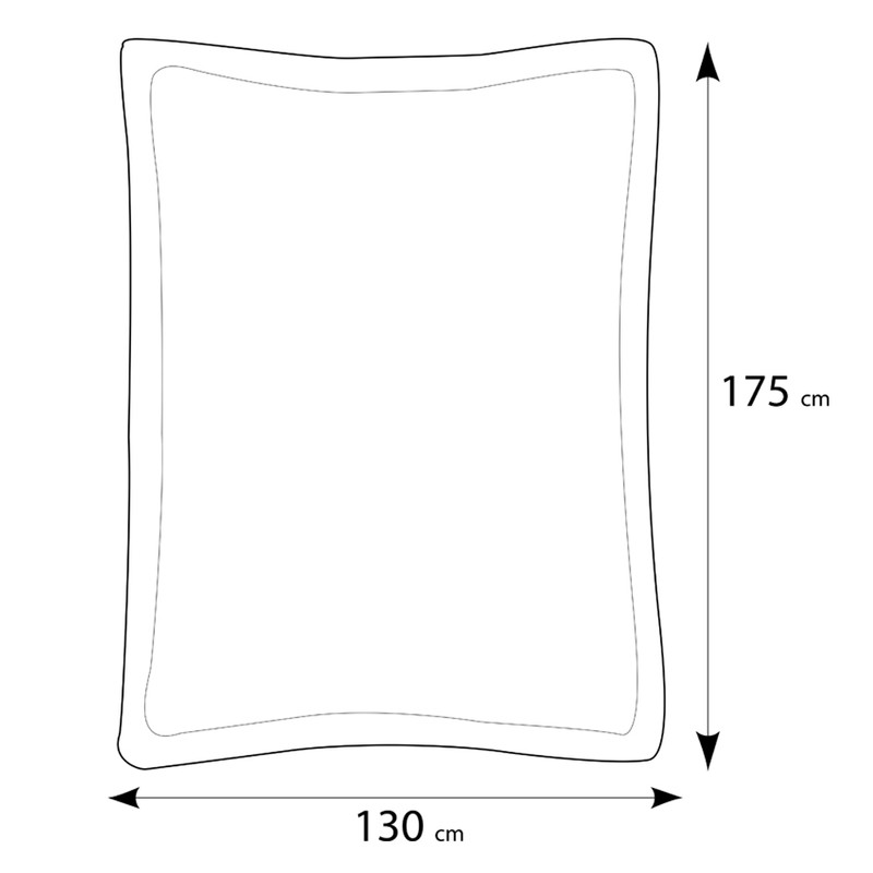 شال مبل میلا مدل 3B24 سایز 175x130 سانتیمتر