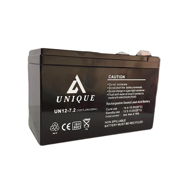 باتری ups با ولتاژ 12 ولت و شدت جریان 7.2 آمپرساعت مدل 12v7.2ah