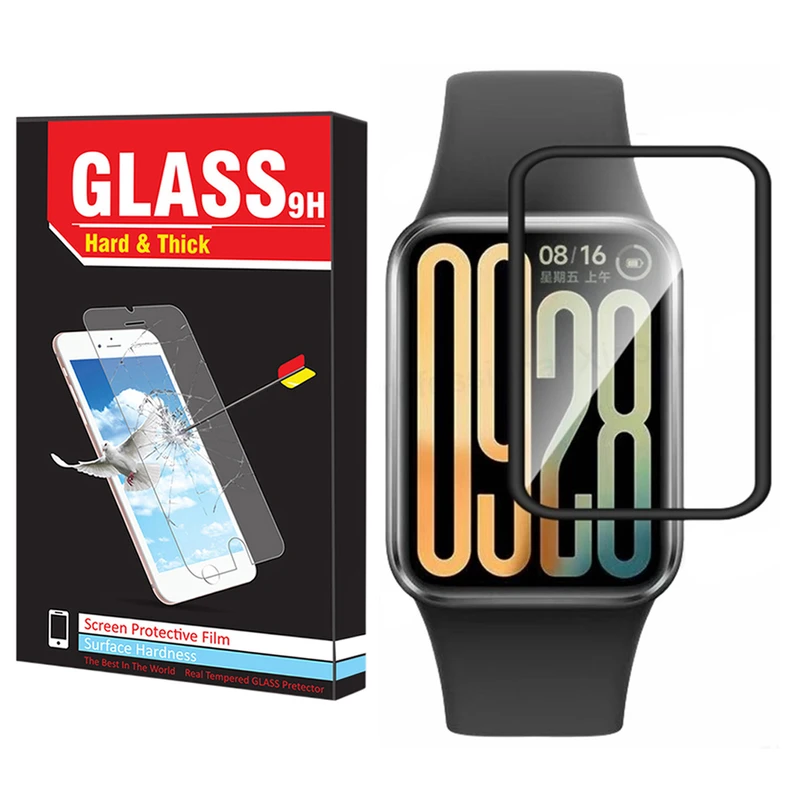 محافظ صفحه نمایش هارد اند تیک مدل Nano Pmma HT مناسب برای ساعت هوشمند شیائومی Smart Band 9 Pro