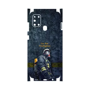 MAHOOT Firefighter-FullSkin Cover Sticker for Samsung Galaxy A21s