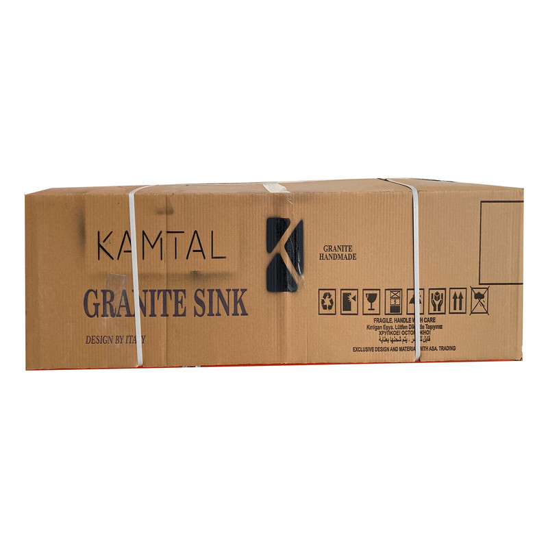 سینک ظرفشویی گرانیت کمتال مدل ساوی توکار