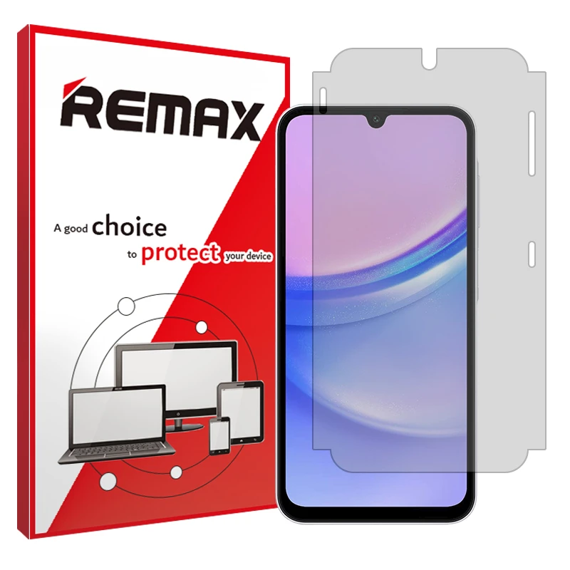 محافظ صفحه نمایش ریمکس مدل شفاف مناسب برای گوشی موبایل سامسونگ Galaxy A15