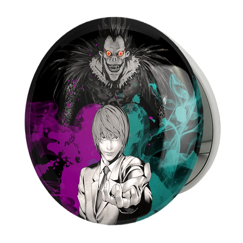 آینه جیبی خندالو طرح لایت یاگامی و ریوک انیمه دفترچه مرگ Death Note مدل تاشو کد 11296 