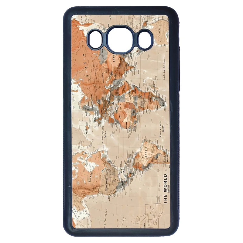 کاور قاب گارد گوشی طرح نقشه کد TPU-081 مناسب برای گوشی موبایل سامسونگ Galaxy J5 2016 / J510