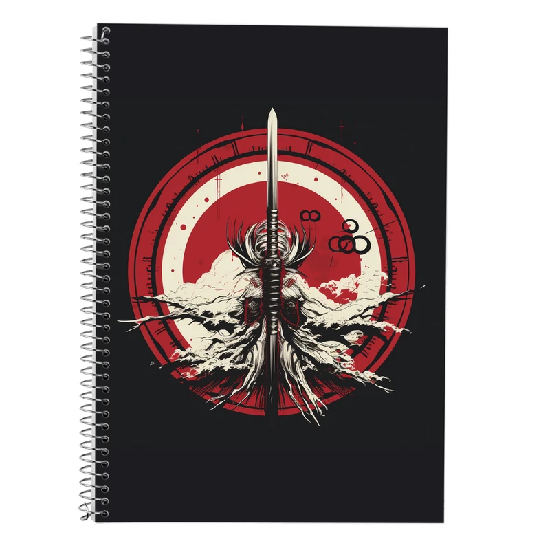 دفتر زبان 50 برگ مدوپد مدل دوخط طرح Fullmetal Alchemist کد DF2238