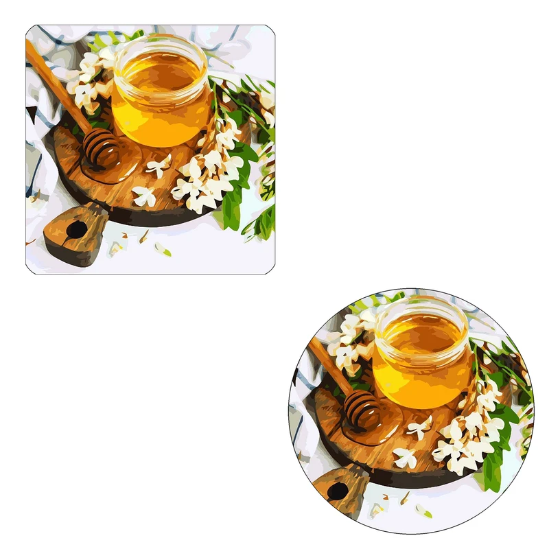 مگنت طرح عسل کد M1 به همراه زیر لیوانی