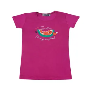 تی شرت آستین کوتاه زنانه ام جی مدل هندوانه کد 02