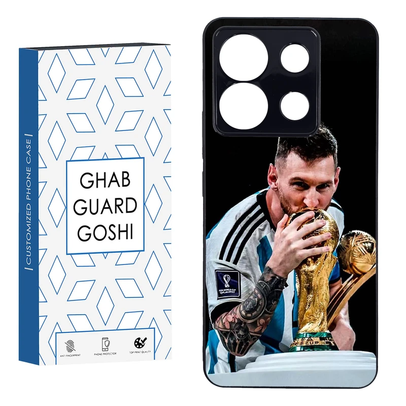 کاور قاب گارد گوشی طرح مسی کد FB-085 مناسب برای گوشی موبایل شیائومی REDMI NOTE 13 PRO 5G / POCO X6  