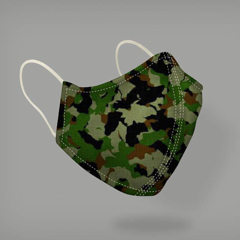 ماسک پارچه ای بچگانه مدل چریک