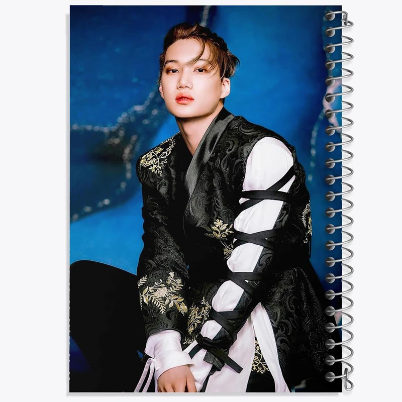 دفتر ژورنال نویسی 50 برگ خندالو مدل نقطه ای طرح کای گروه اکسو EXO کد 13398