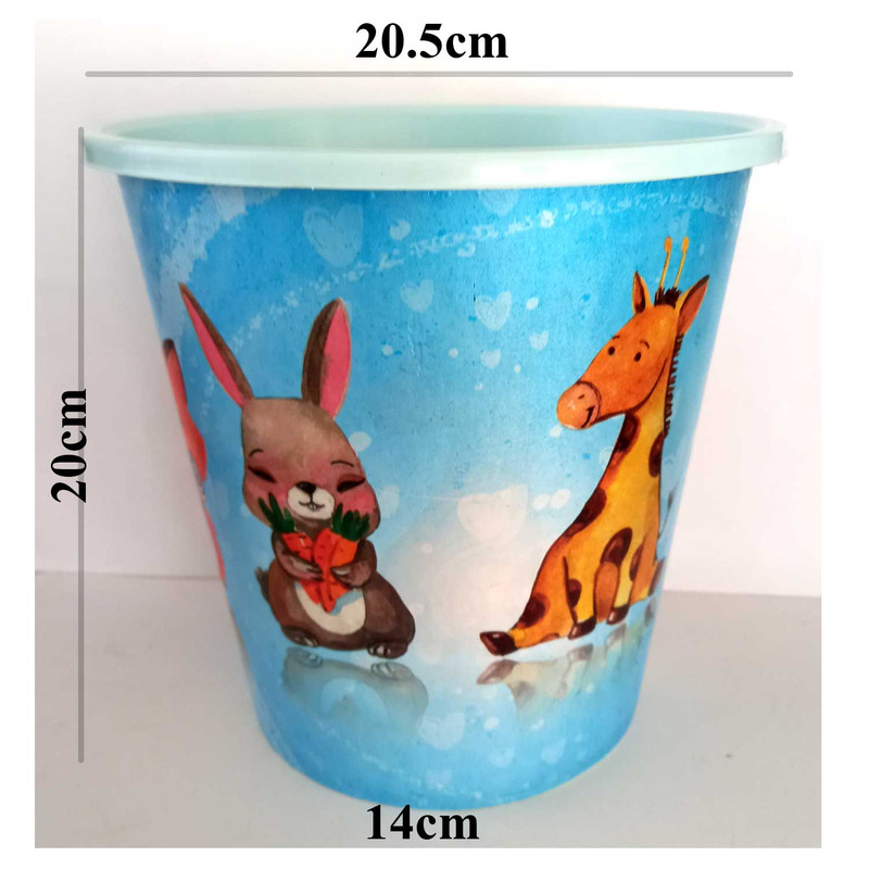 سطل زباله اتاق کودک مدل حیوانات کد Animals-Zoo-7700