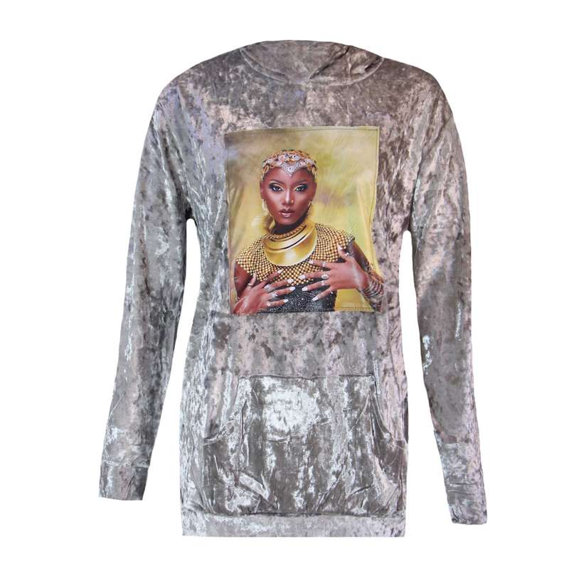 هودی زنانه مدل mkh00