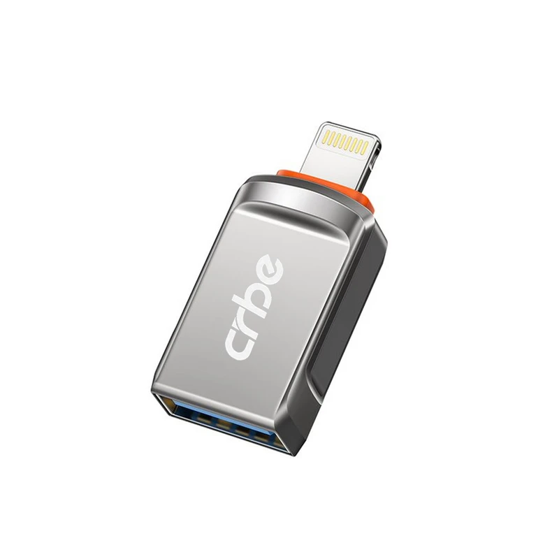مبدل USB OTG به لایتنینگ کربی مدل CR-W101