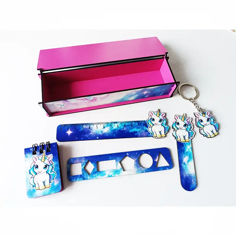 ست لوازم تحریر مدل یونیکورن بسته 6 عددی