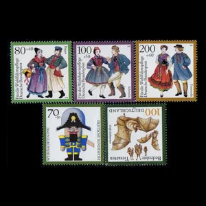 تمبر یادگاری مدل خارجی مجموعه 5 عددی 