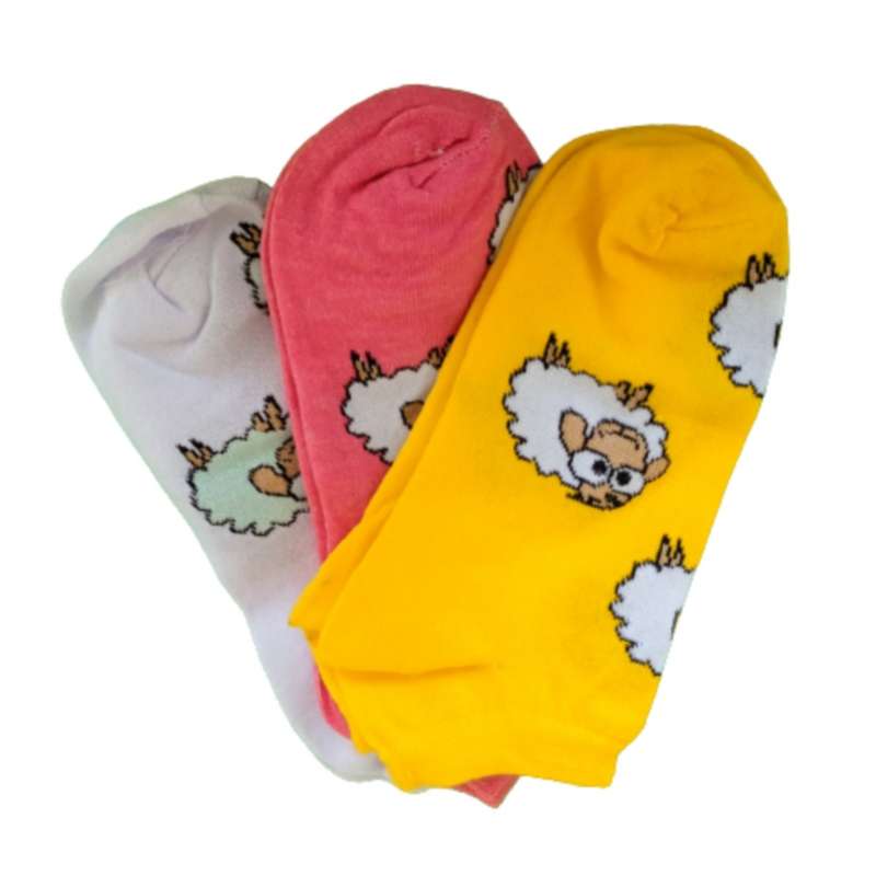 جوراب مدل گوسفند بسته 3 عددی