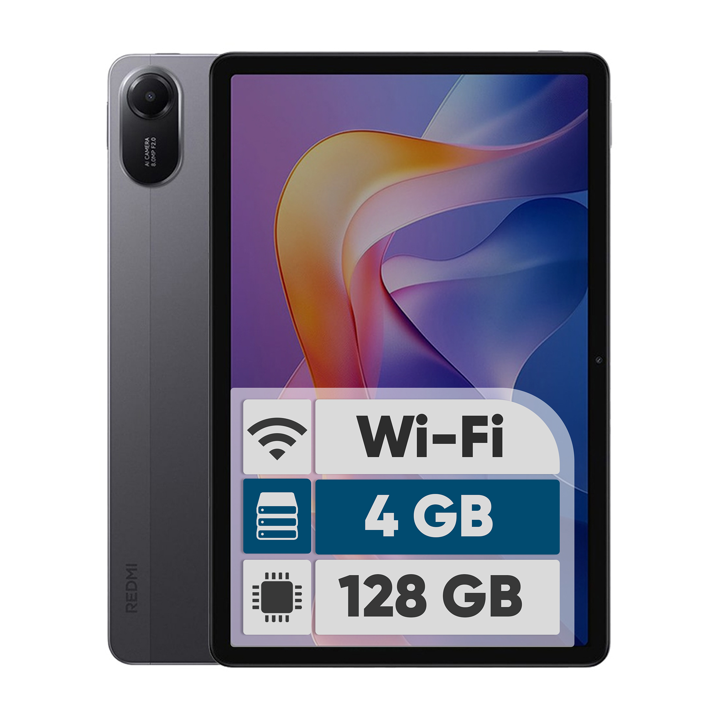 تبلت 11 اینچ شیایومی مدل Redmi Pad 2 Wi-Fi با ظرفیت 128 گیگابایت و رم 4 گیگابایت، رزولوشن دوربین اصلی 8 مگاپیکسل، پشتیبانی از قلم