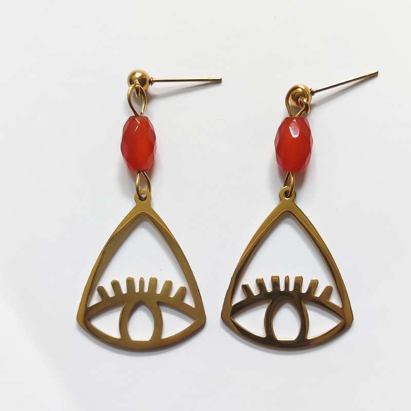 گوشواره زنانه مدل چشم هایش گوشواره زنانه مدل چشم هایش