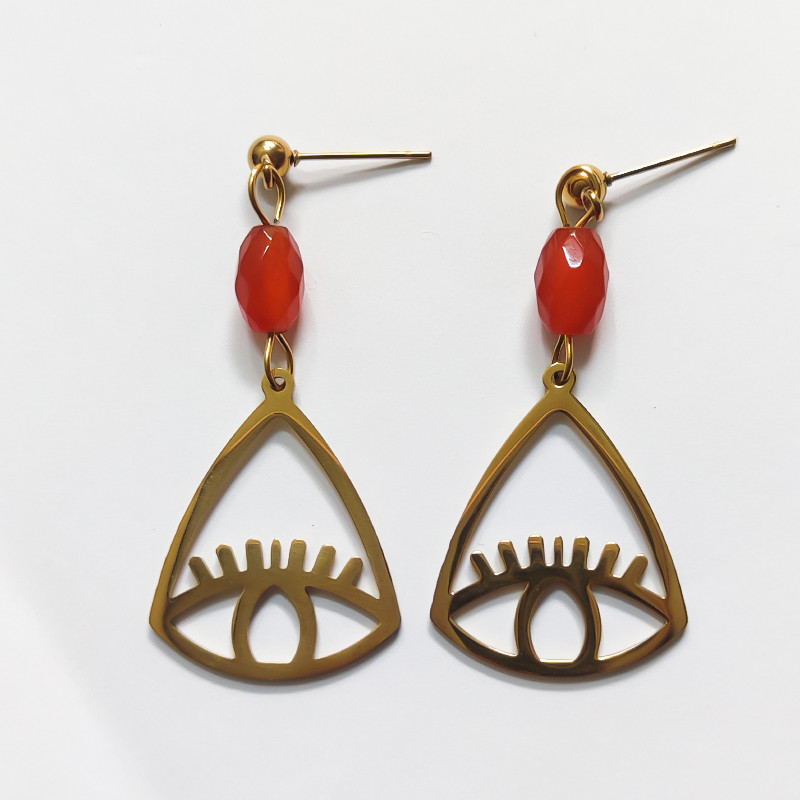 گوشواره زنانه مدل چشم هایش گوشواره زنانه مدل چشم هایش