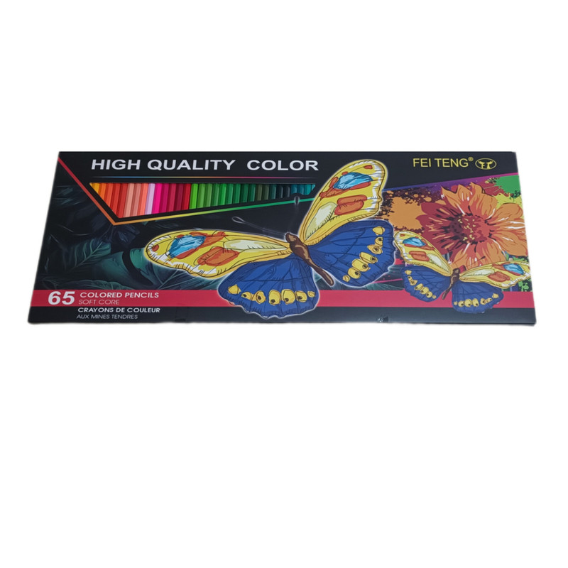 مداد رنگی 65 رنگ مدل باترفلای