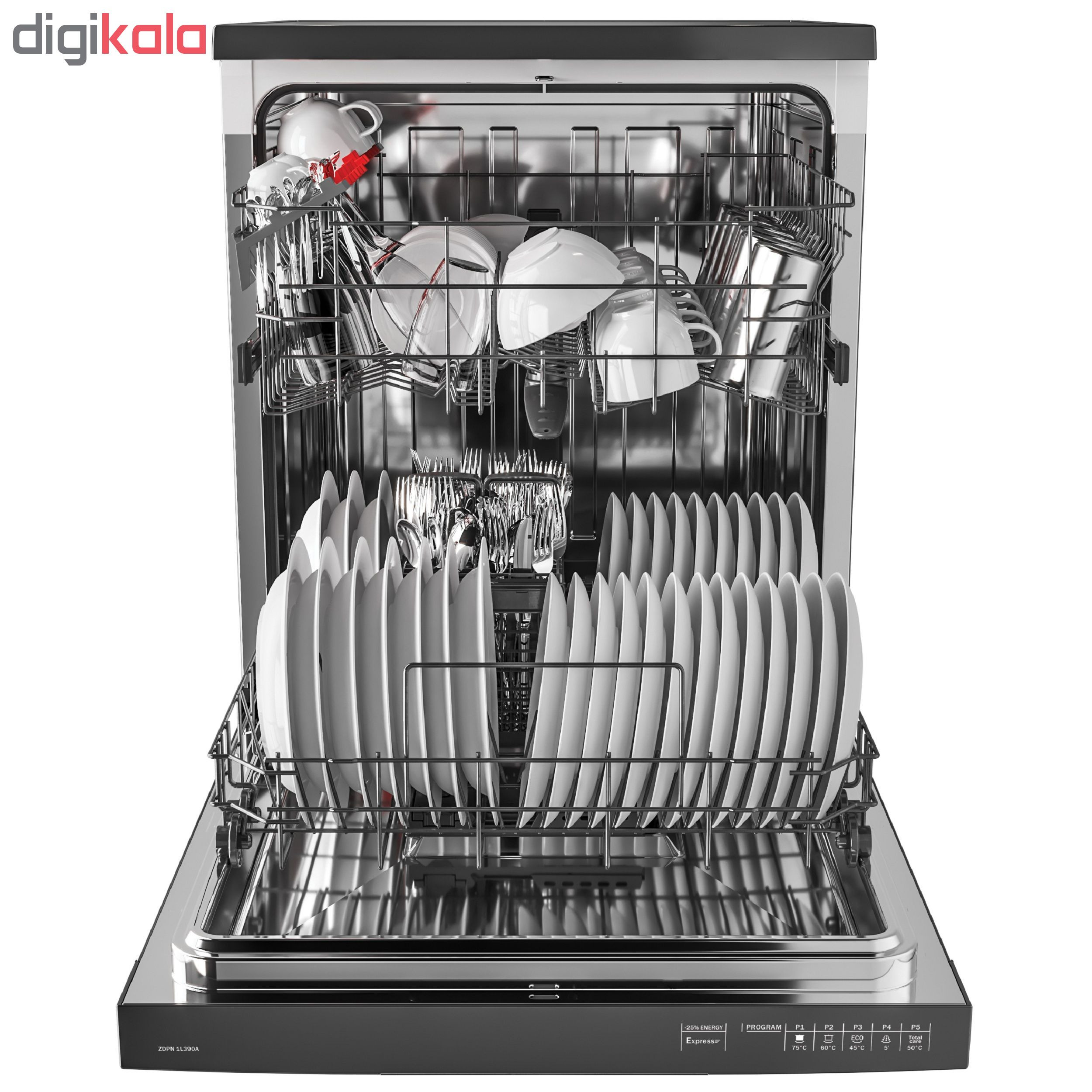 ماشین ظرفشویی زیرووات مدل ZDPN 1L390 ماشین ظرفشویی زیرووات مدل ZDPN 1L390