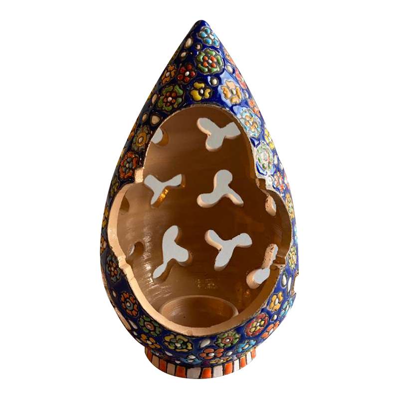 شمعدان میناکاری طرح سیاوش
