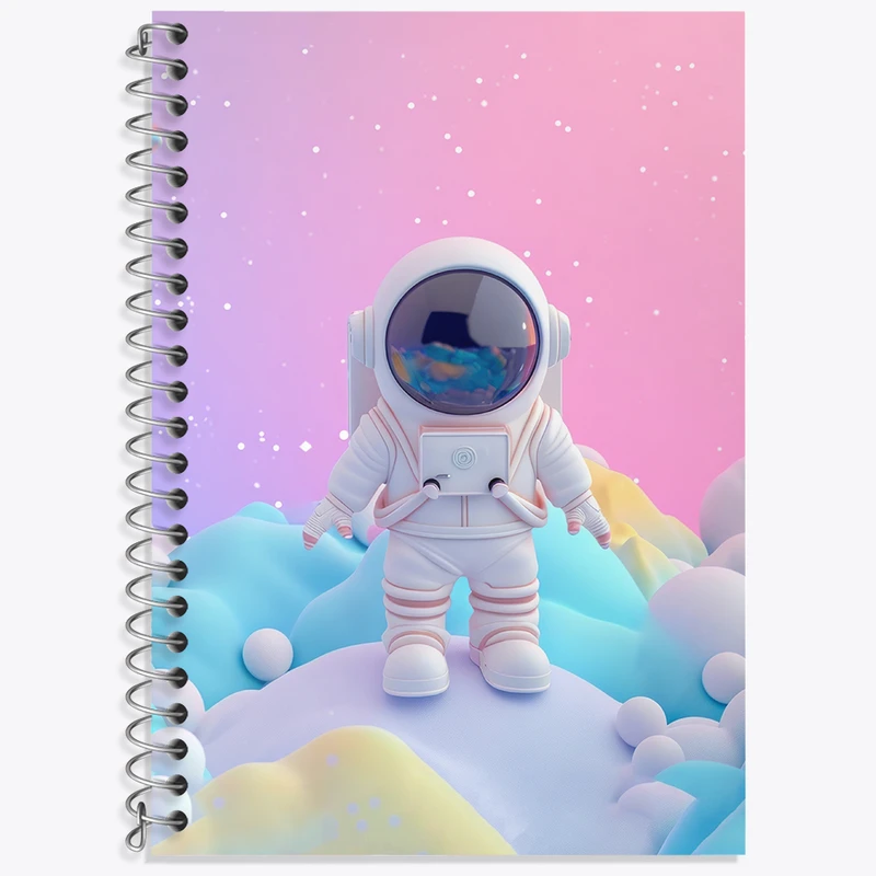 دفتر لغت 50 برگ خندالو طرح فضانورد کد N2245