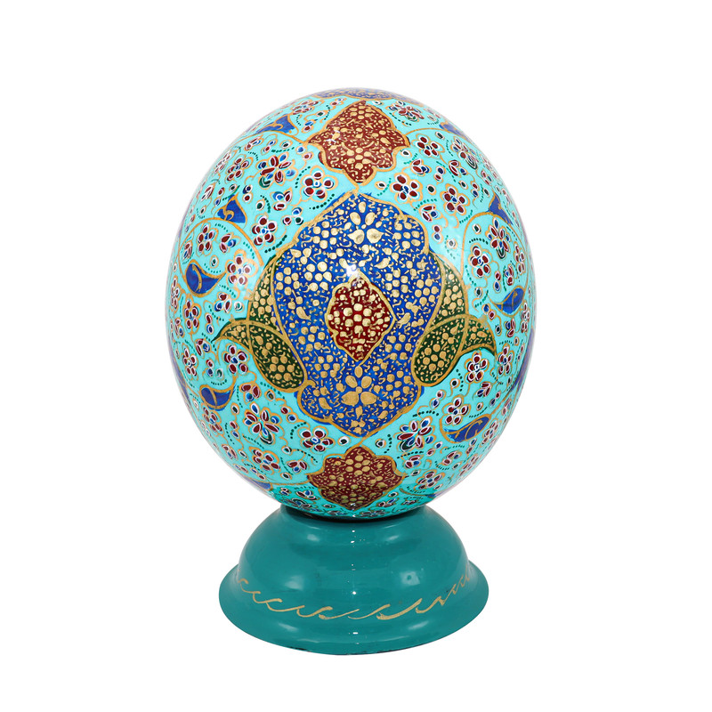 تخم شترمرغ تزیینی طرح آیه شریفه و إن یکاد کد 1513Gr تخم شترمرغ تزیینی طرح آیه شریفه و إن یکاد کد 1513Gr