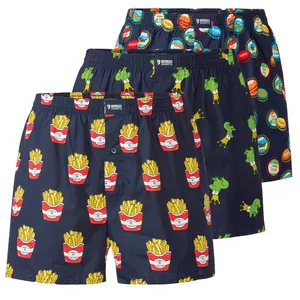 شورت پادار مردانه هپی شورت مدل FunTime3pcs مجموعه 3 عددی