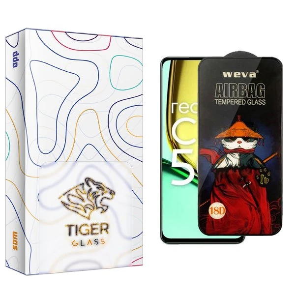 محافظ صفحه نمایش تایگر گلس مدل APL2 Airbag مناسب برای گوشی موبایل ریلمی C67