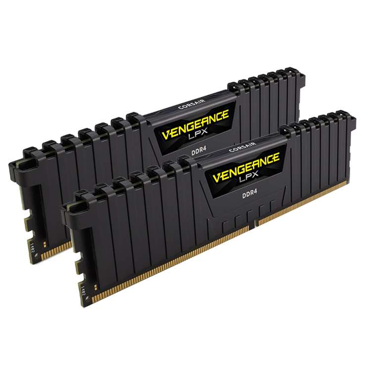 رم دسکتاپ DDR4 دو کاناله 3600 مگاهرتز CL18 کورسیر مدل VENGEANCE LPX ظرفیت 64 گیگابایت رم دسکتاپ DDR4 دو کاناله 3600 مگاهرتز CL18 کورسیر مدل VENGEANCE LPX ظرفیت 64 گیگابایت