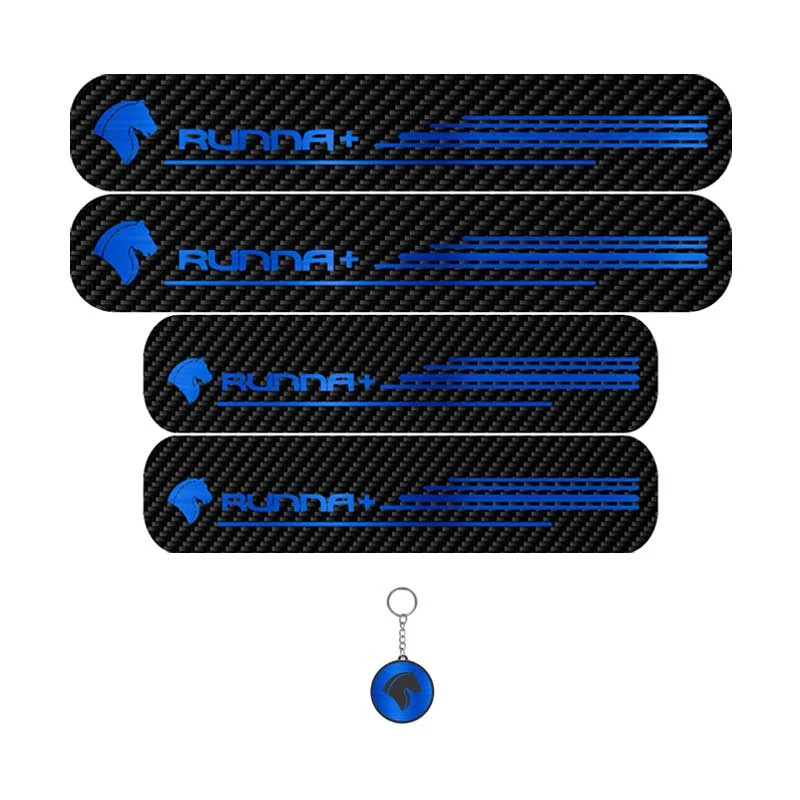 برچسب پارکابی خودرو لندمون کد LC011 MB مناسب برای راناپلاس مجموعه 4 عددی به همراه جاکلیدی