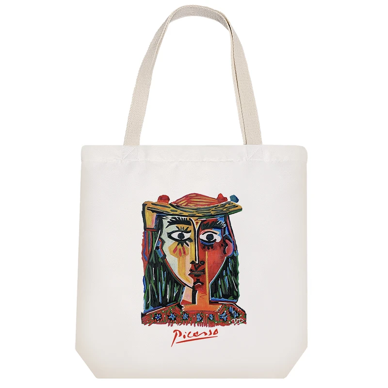 ساک خرید خندالو مدل پرتره انتزاعی از پترونلا اثر پیکاسو کد 5026