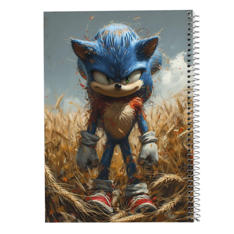 دفتر مشق 100 برگ مدوپد مدل سونیک sonic کد DF13431