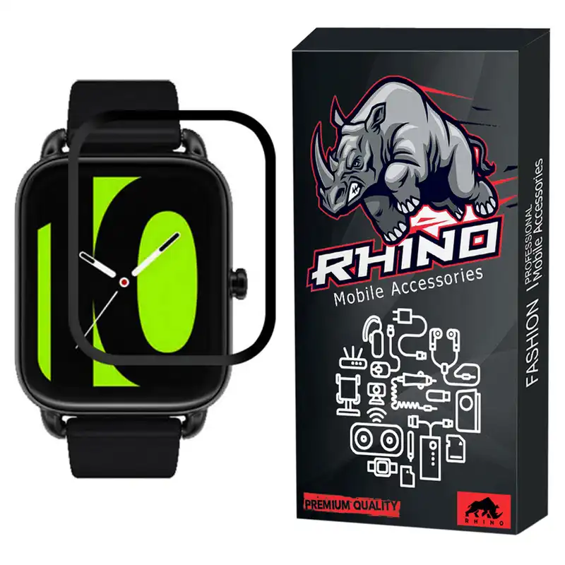 محافظ صفحه نمایش راینو مدل PMMA مناسب برای ساعت هوشمند هایلو RS4 Plus