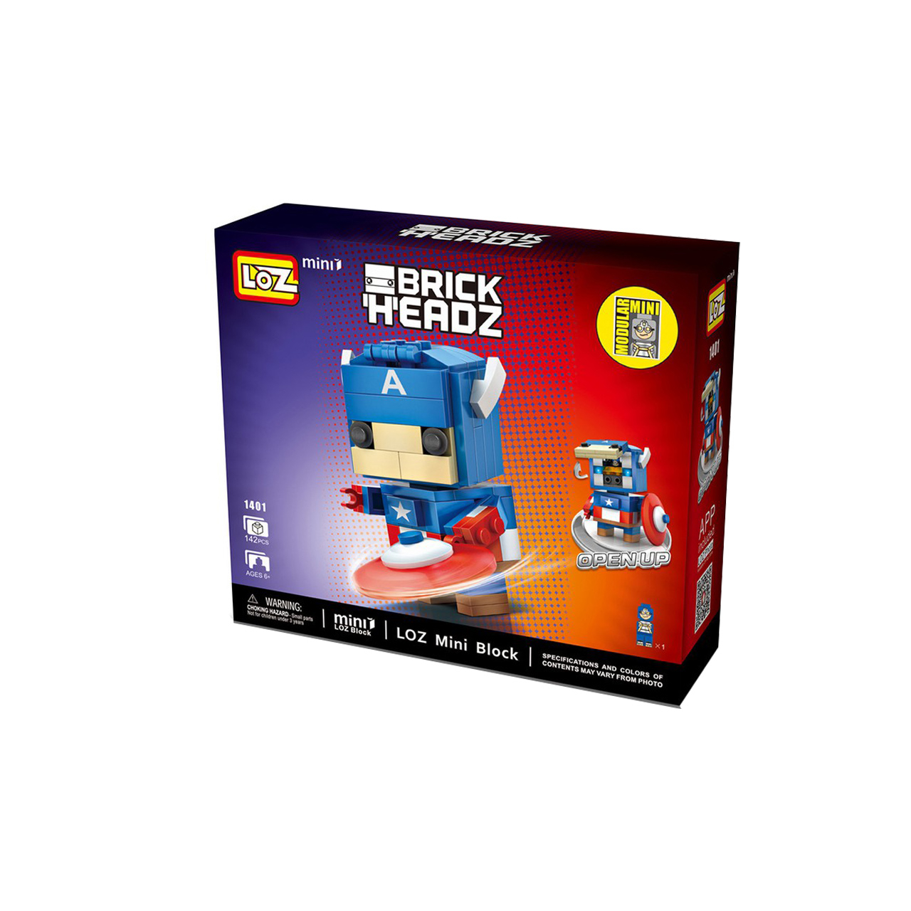 ساختنی لوز مدل Brick Headz کد 1401