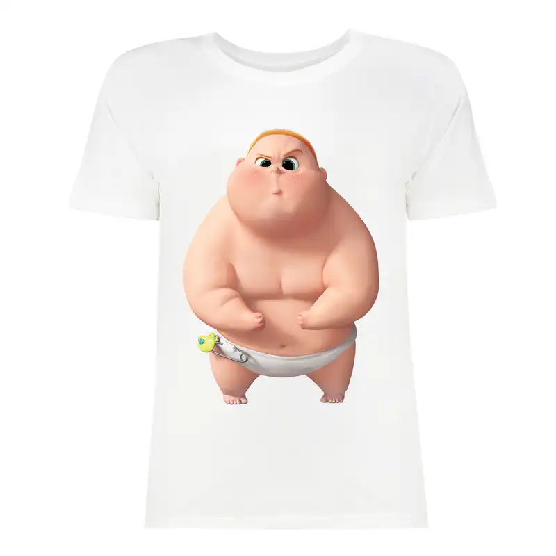 تی شرت آستین کوتاه بچگانه مدل بچه خشمگین رئیس