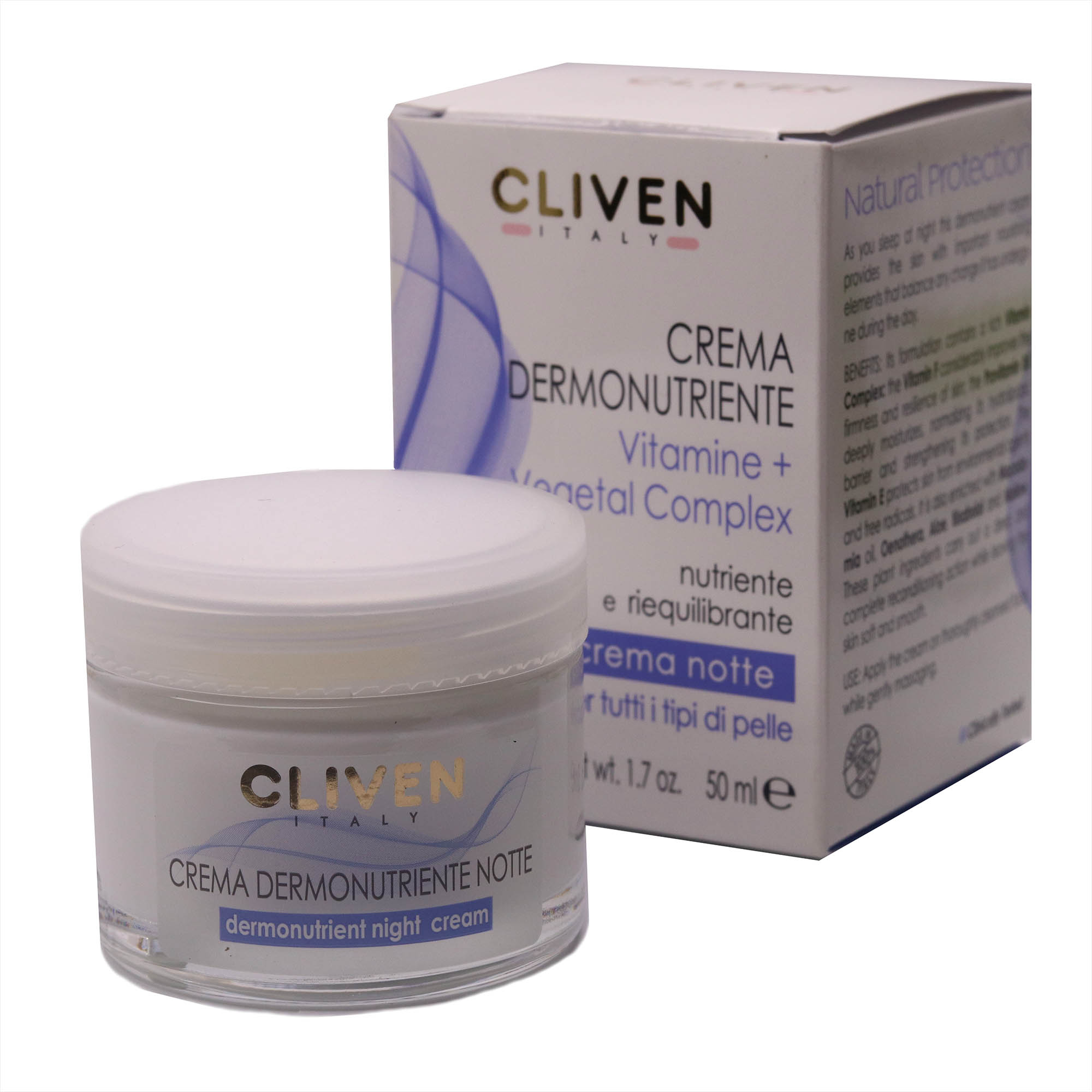 مراقبت پوست کرم شب کلیون مدل dermonutriente حجم 50 میلی لیتر