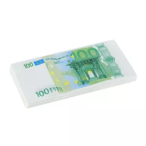 دستمال کاغذی جیبی 10 برگ طرح 100 یورویی